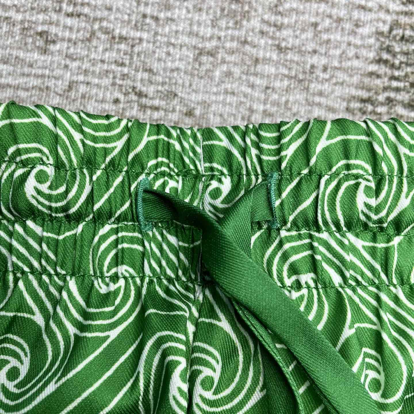 Casablanca Column Monogram Silk Shorts   CA3519 - DesignerGu