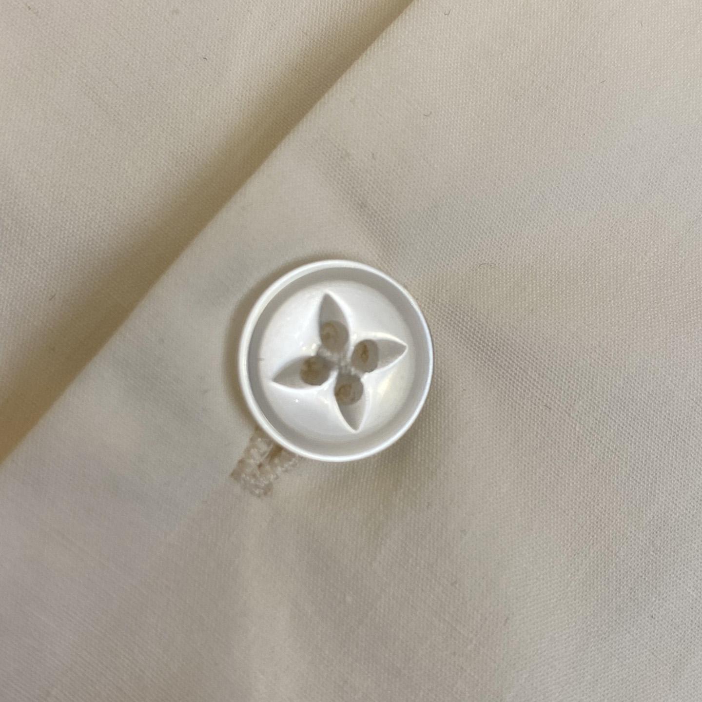 Louis Vuitton Embellished Open Collar Long-Sleeved Shirt   1AFVQQ - DesignerGu