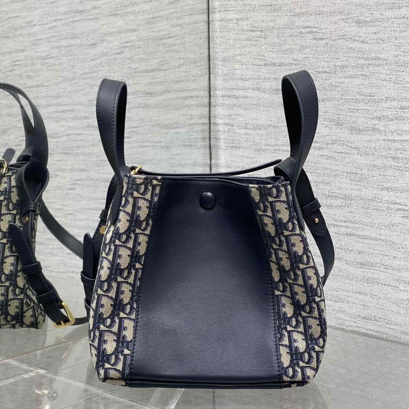 Dior Medium Signature Bucket Bag  - DesignerGu