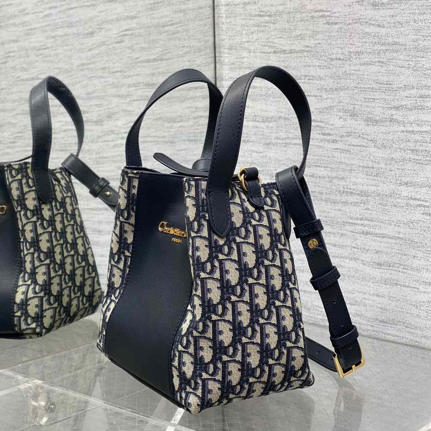 Dior Medium Signature Bucket Bag  - DesignerGu