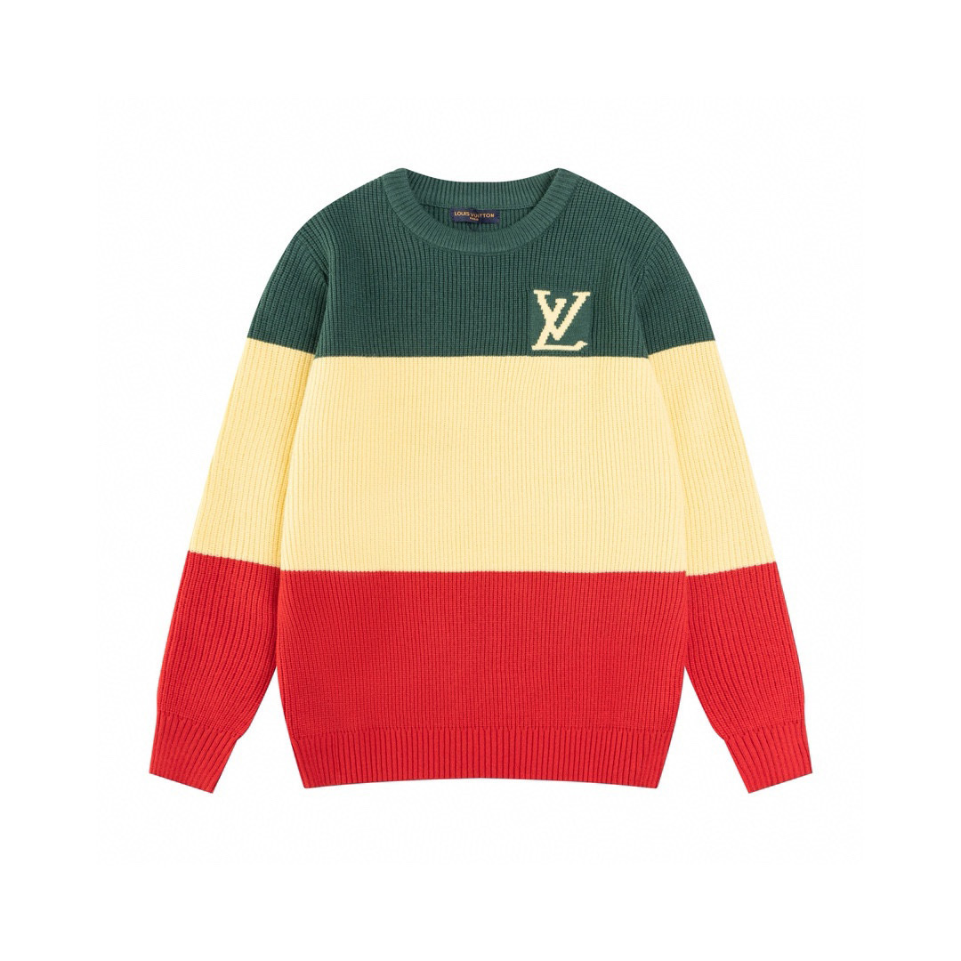 Louis Vuitton Jamaican Stripe Pullover  - DesignerGu