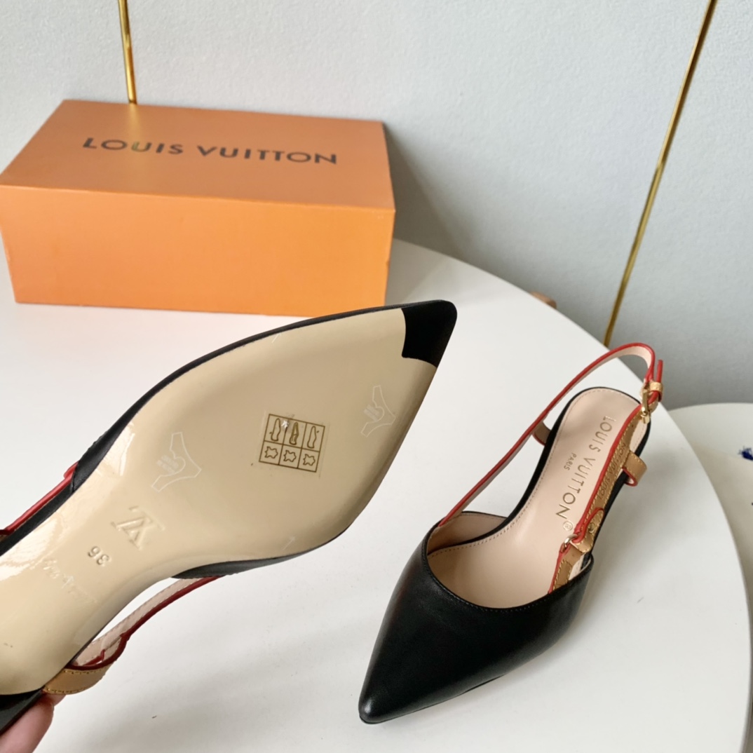 Louis Vuitton Blossom Slingback Pump - DesignerGu