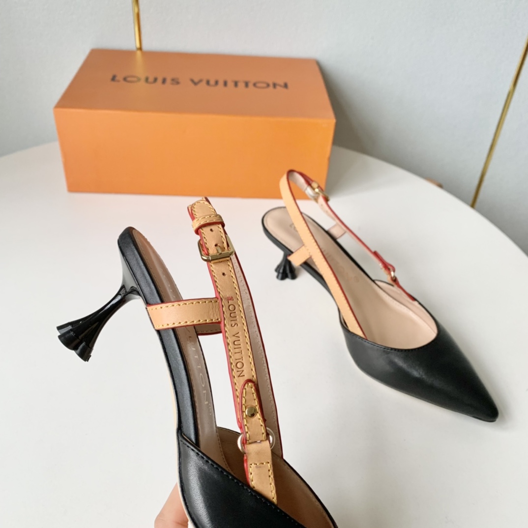 Louis Vuitton Blossom Slingback Pump - DesignerGu