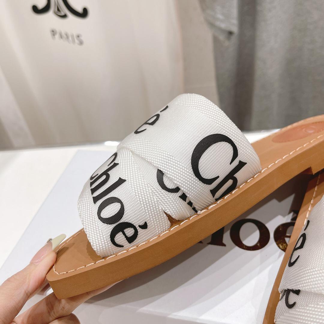 Chloe Woody Cloth Mules - DesignerGu