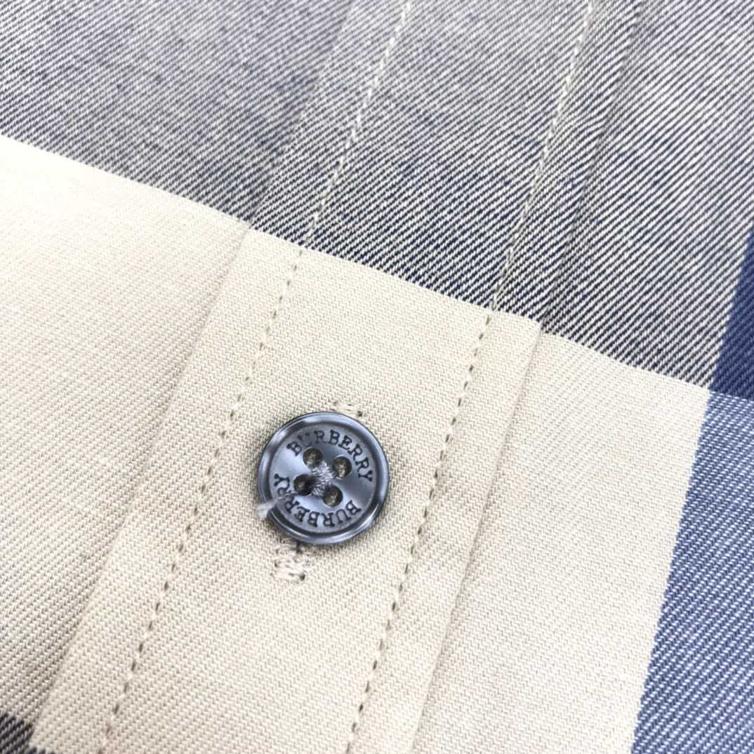 Burberry Check Stretch Shirt  - DesignerGu