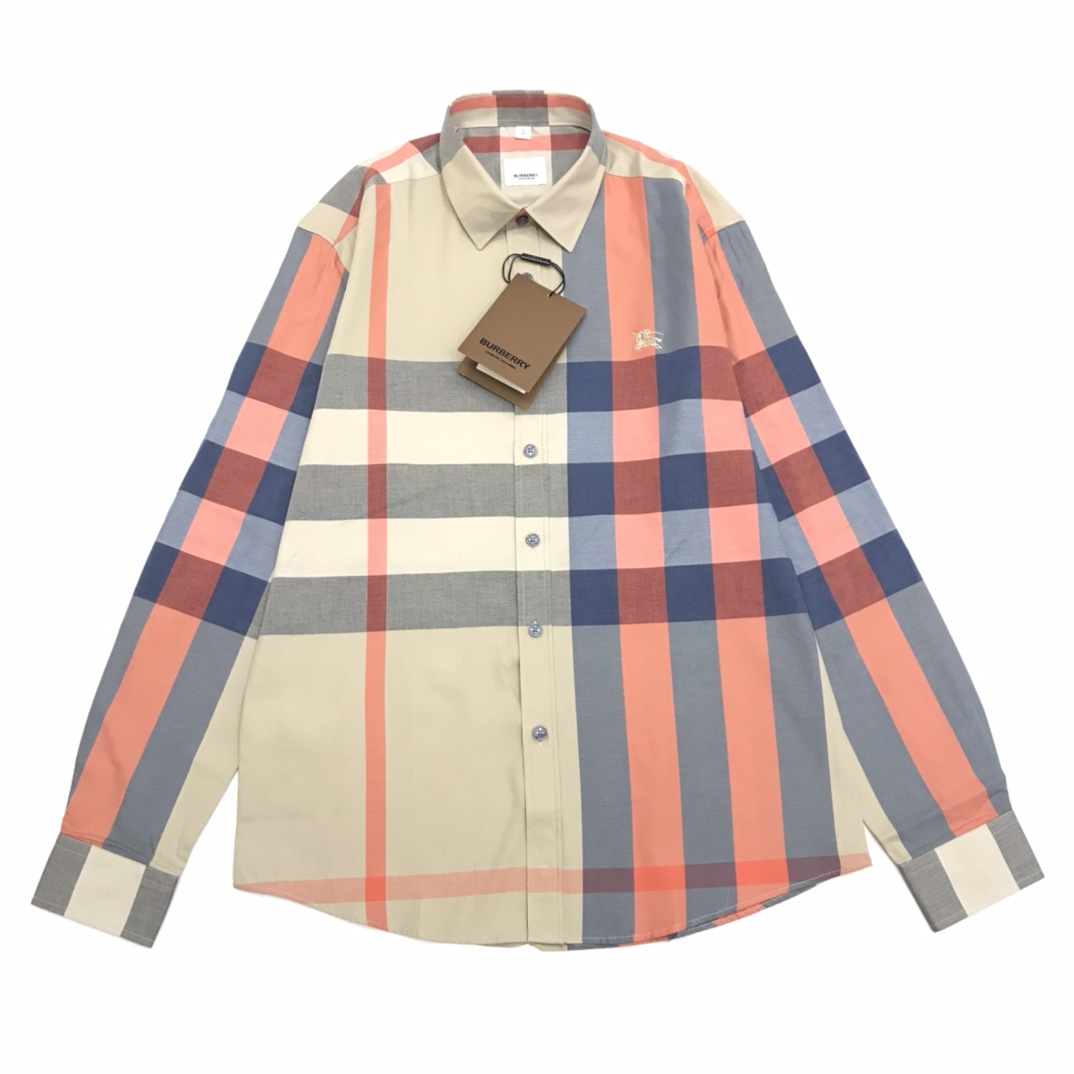 Burberry Check Stretch Shirt  - DesignerGu