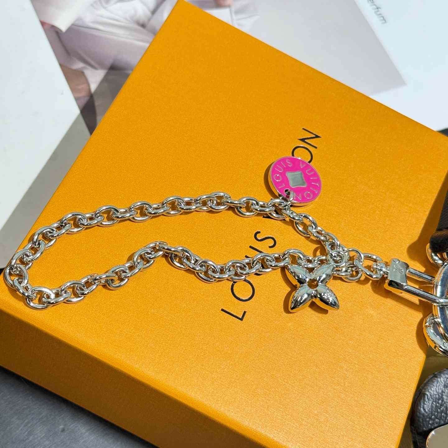 Louis Vuitton Monogram Phone Holder   - DesignerGu