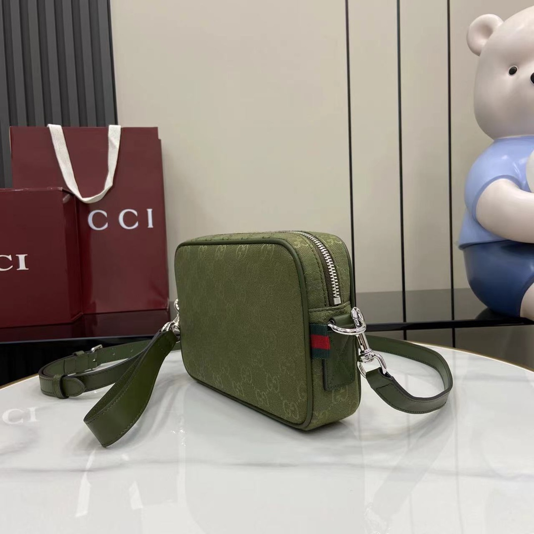 Gucci GG Canvas Small Crossbody Bag - DesignerGu