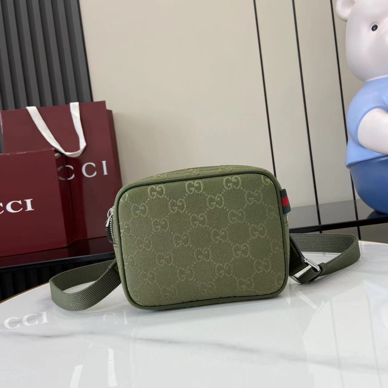 Gucci GG Canvas Mini Bag - DesignerGu