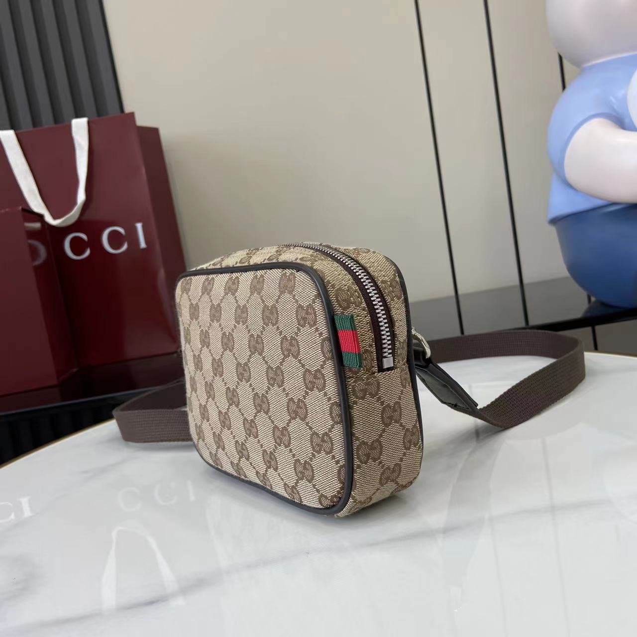 Gucci GG Canvas Mini Bag - DesignerGu