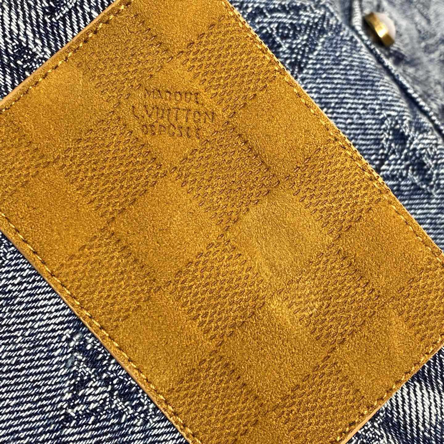Louis Vuitton Damier Denim Shorts  - DesignerGu
