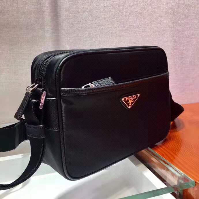 Prada Re-Nylon And Saffiano Shoulder Bag - DesignerGu
