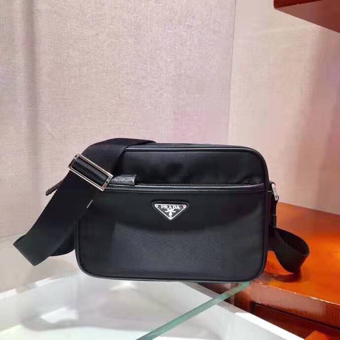 Prada Re-Nylon And Saffiano Shoulder Bag - DesignerGu