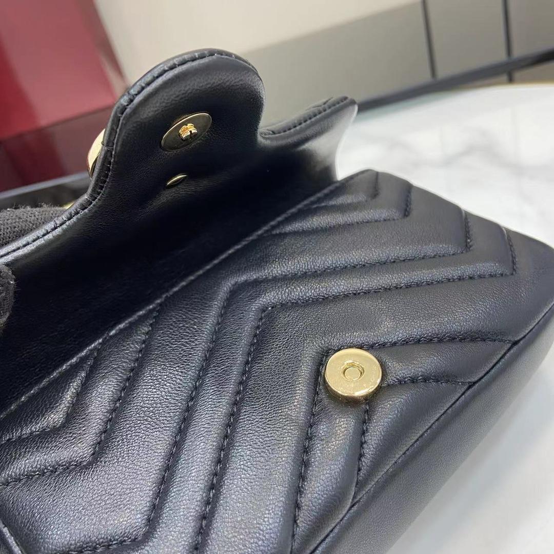 Gucci GG Marmont Mini Shoulder Bag - DesignerGu