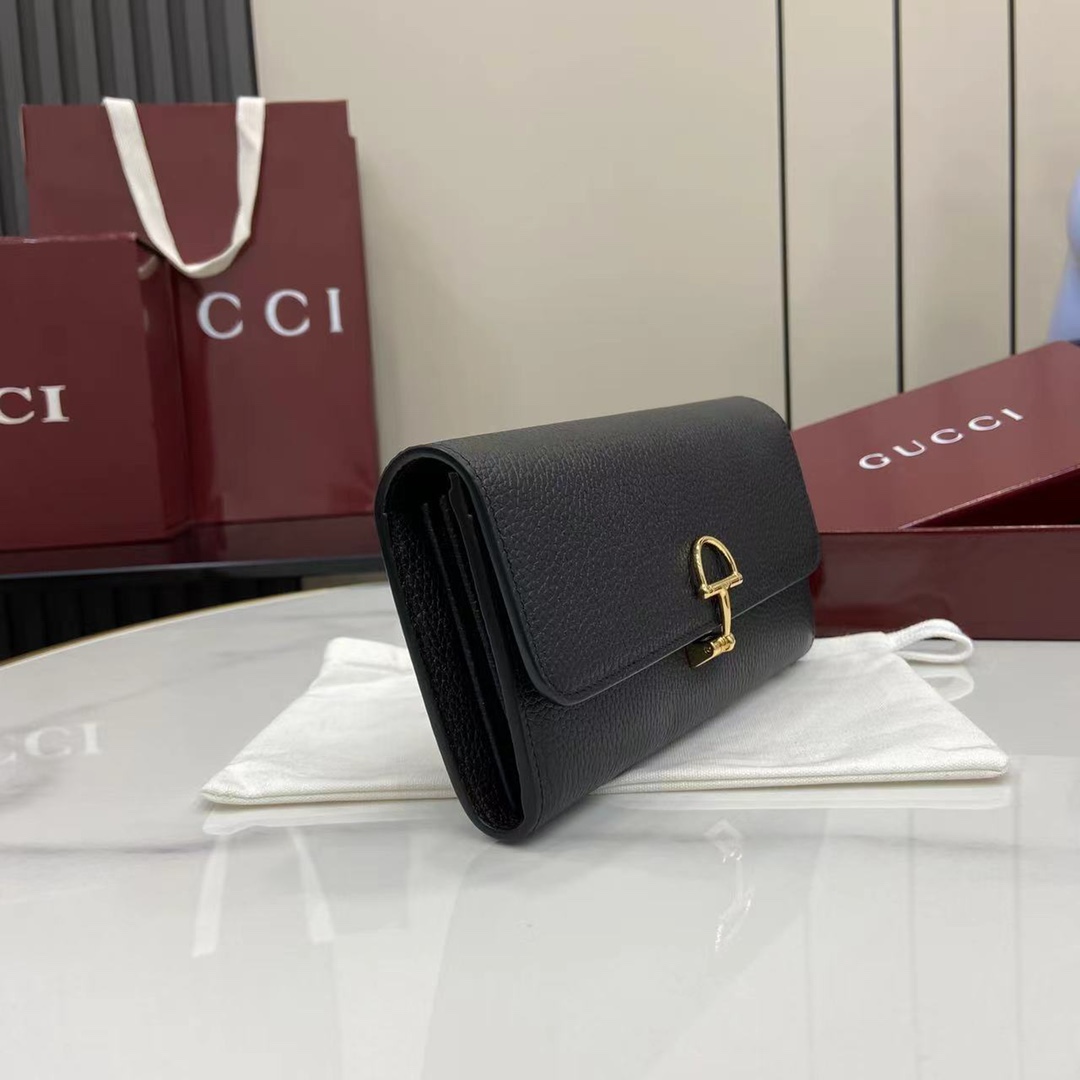 Gucci Softbit Continental Wallet - DesignerGu