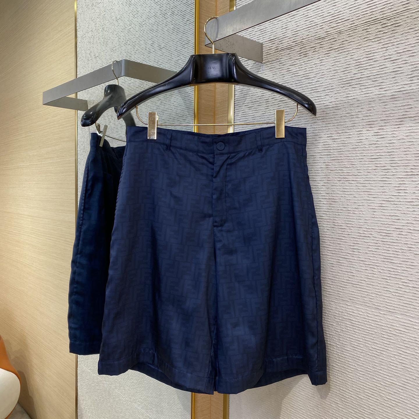 Fendi Allover Logo Printed Shorts - DesignerGu