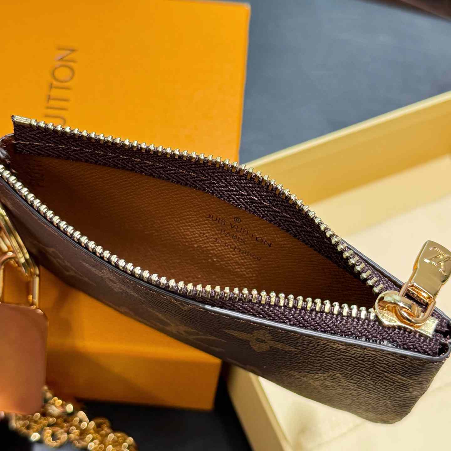 Louis Vuitton Monogram Phone Holder   - DesignerGu