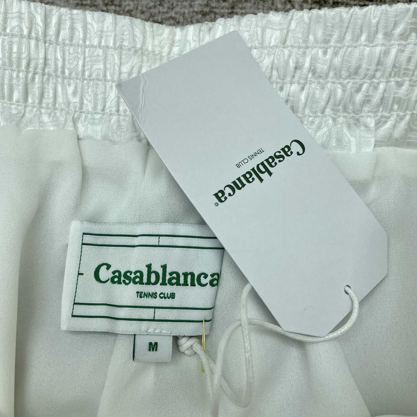 Casablanca Casa Way Printed Silk Shorts   CA3449 - DesignerGu