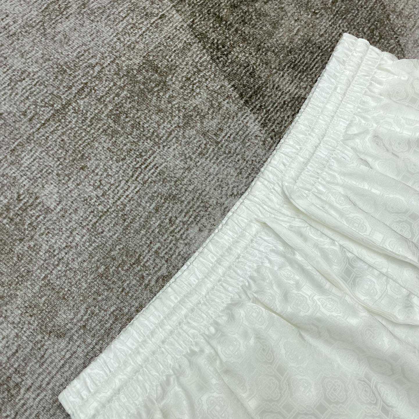 Casablanca Casa Way Printed Silk Shorts   CA3449 - DesignerGu