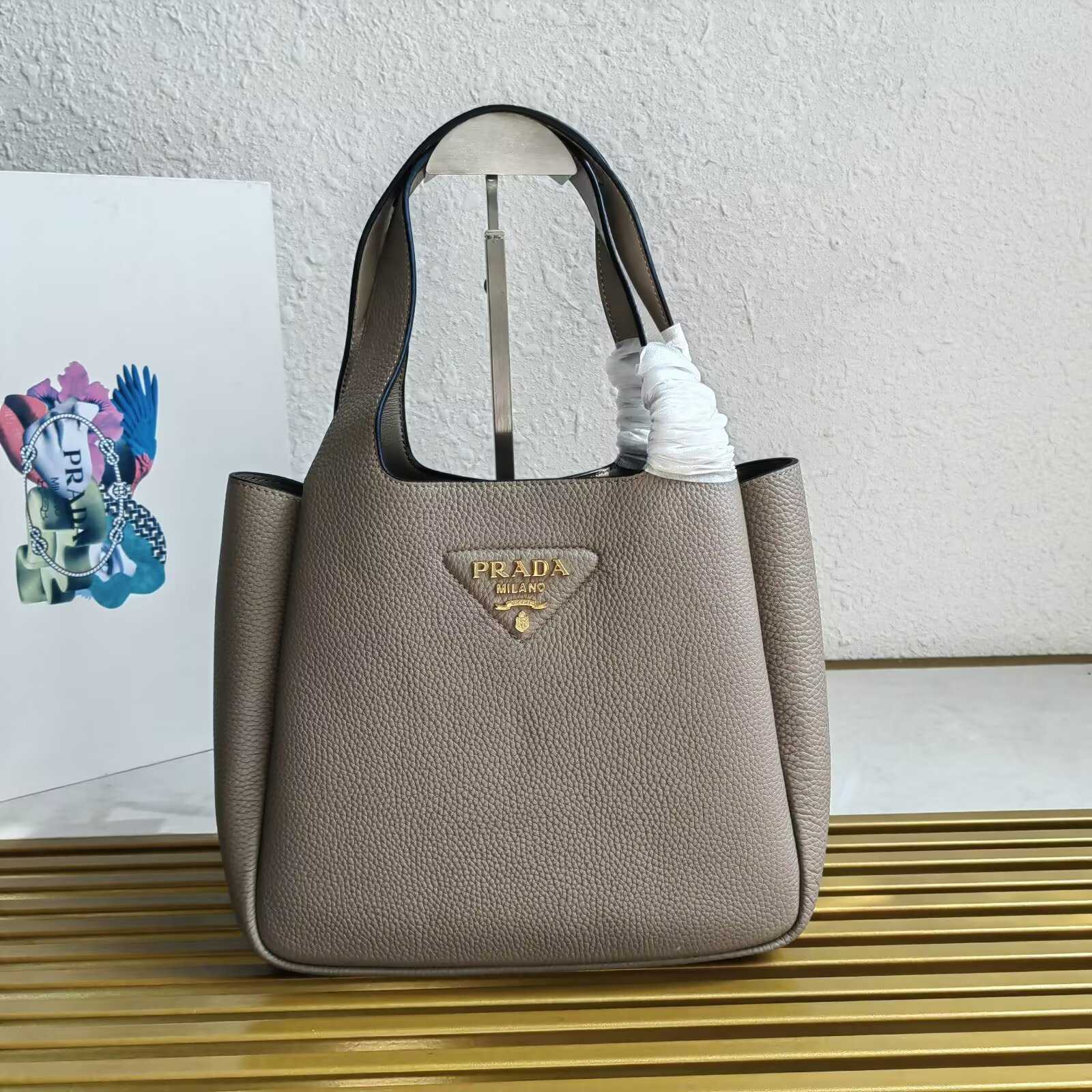 Prada Leather Tote - DesignerGu