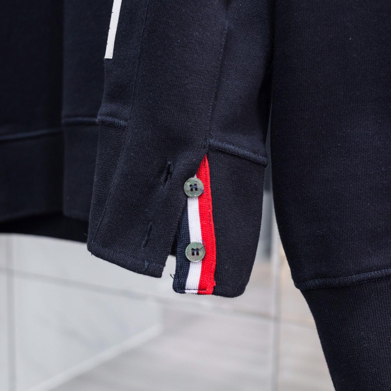 Thom Browne Stripe Sleeve Sweatshirt   TB22 - DesignerGu