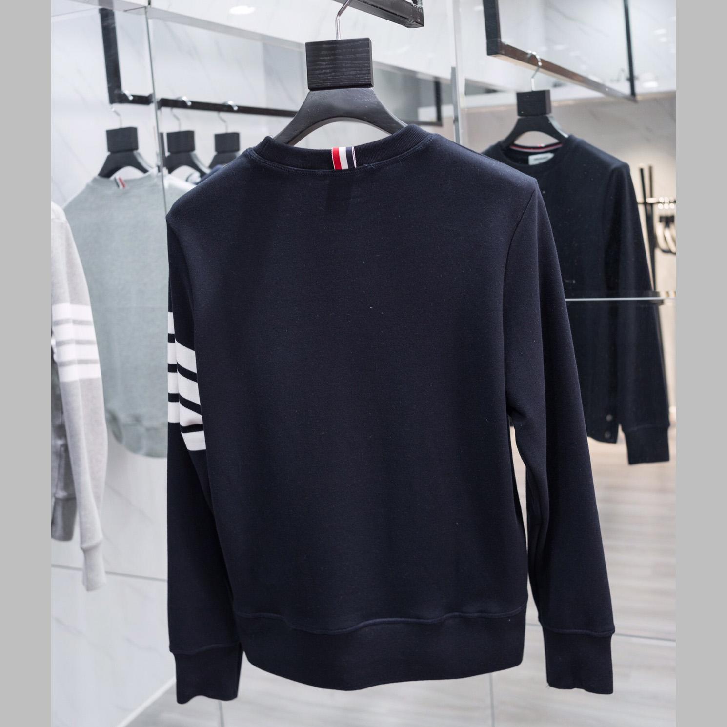 Thom Browne Stripe Sleeve Sweatshirt   TB22 - DesignerGu
