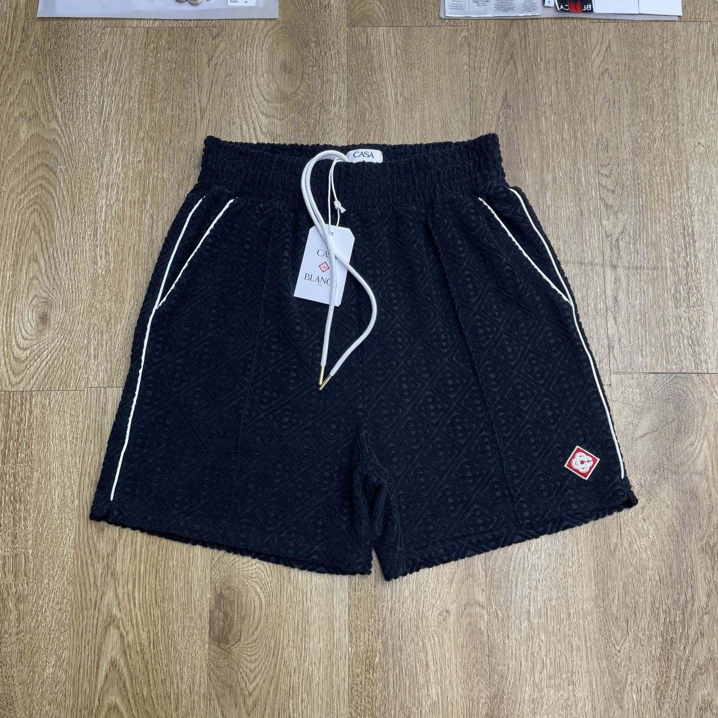 Casablanca Monogram Jacquard Towelling Shorts    c1029 - DesignerGu