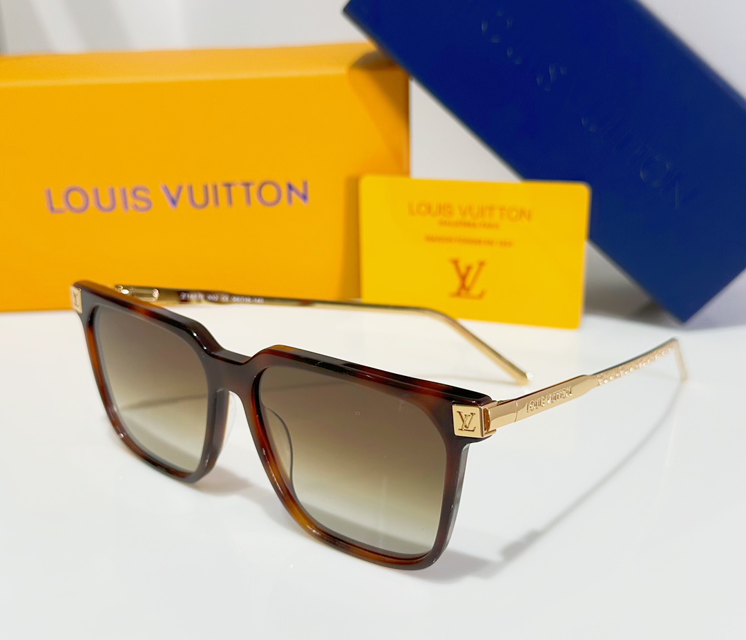 Louis Vuitton LV Rise Square Sunglasses   Z1667E - DesignerGu