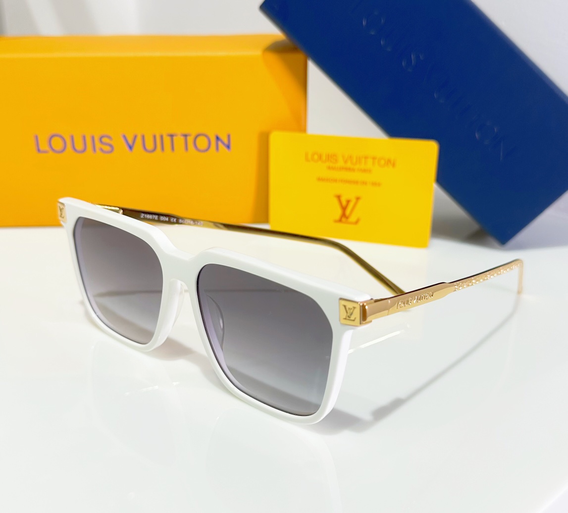 Louis Vuitton LV Rise Square Sunglasses   Z1667E - DesignerGu