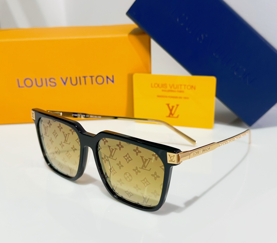 Louis Vuitton LV Rise Square Sunglasses   Z1667E - DesignerGu