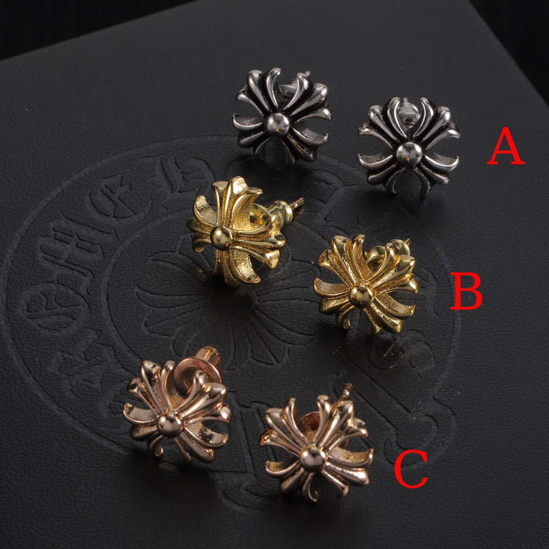 Chrome Heart Earrings - DesignerGu