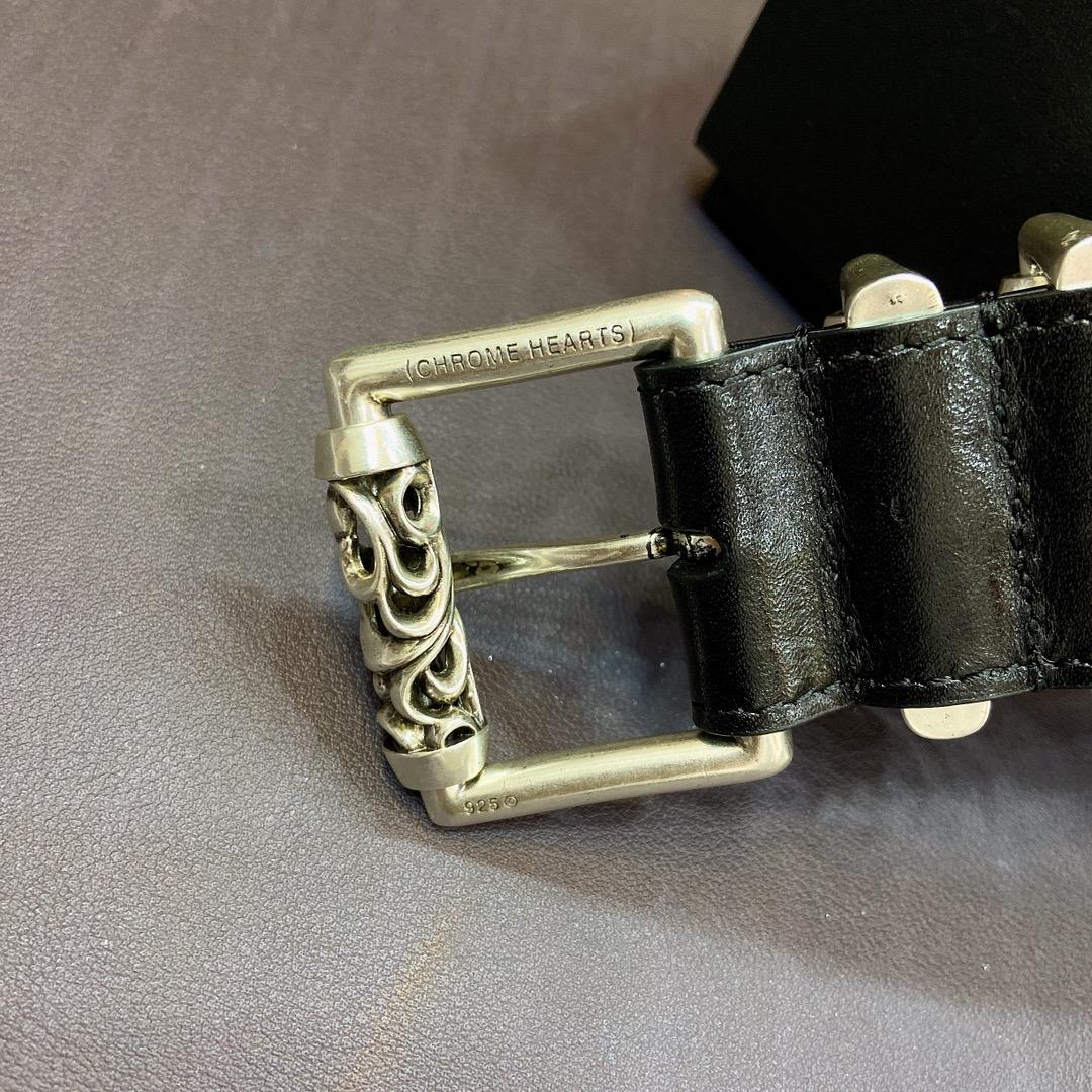 Chrome Hearts Leather Belt    3.8cm - DesignerGu