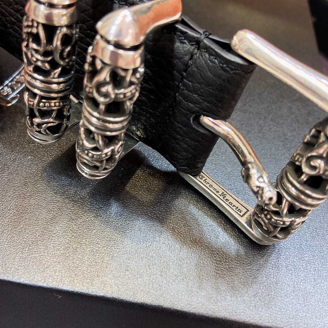 Chrome Hearts Leather Belt   - DesignerGu