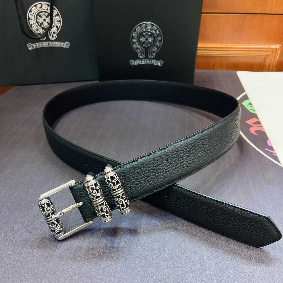 Chrome Hearts Leather Belt   - DesignerGu