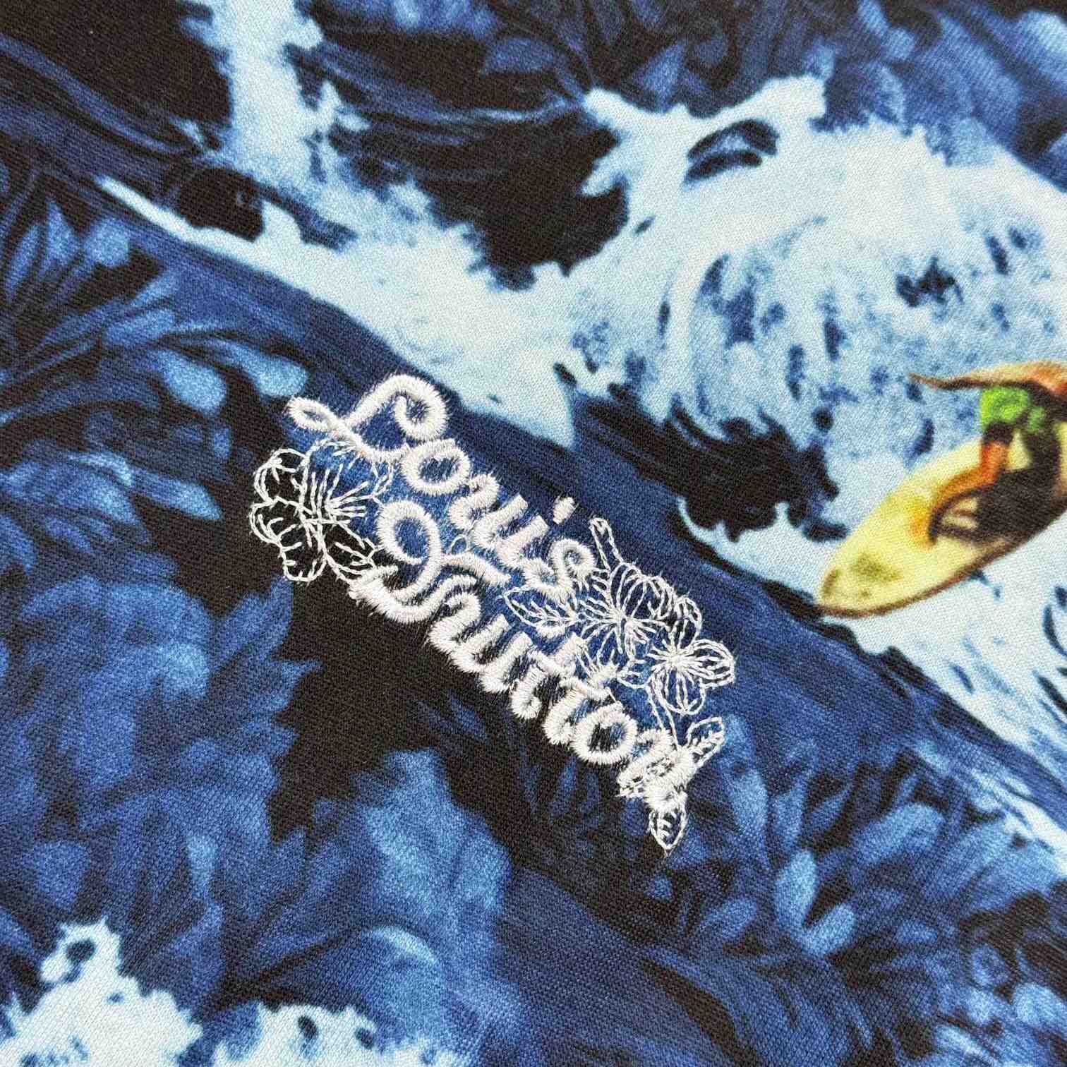 Louis Vuitton Printed Short-Sleeved Cotton T-Shirt   1AFRFH - DesignerGu