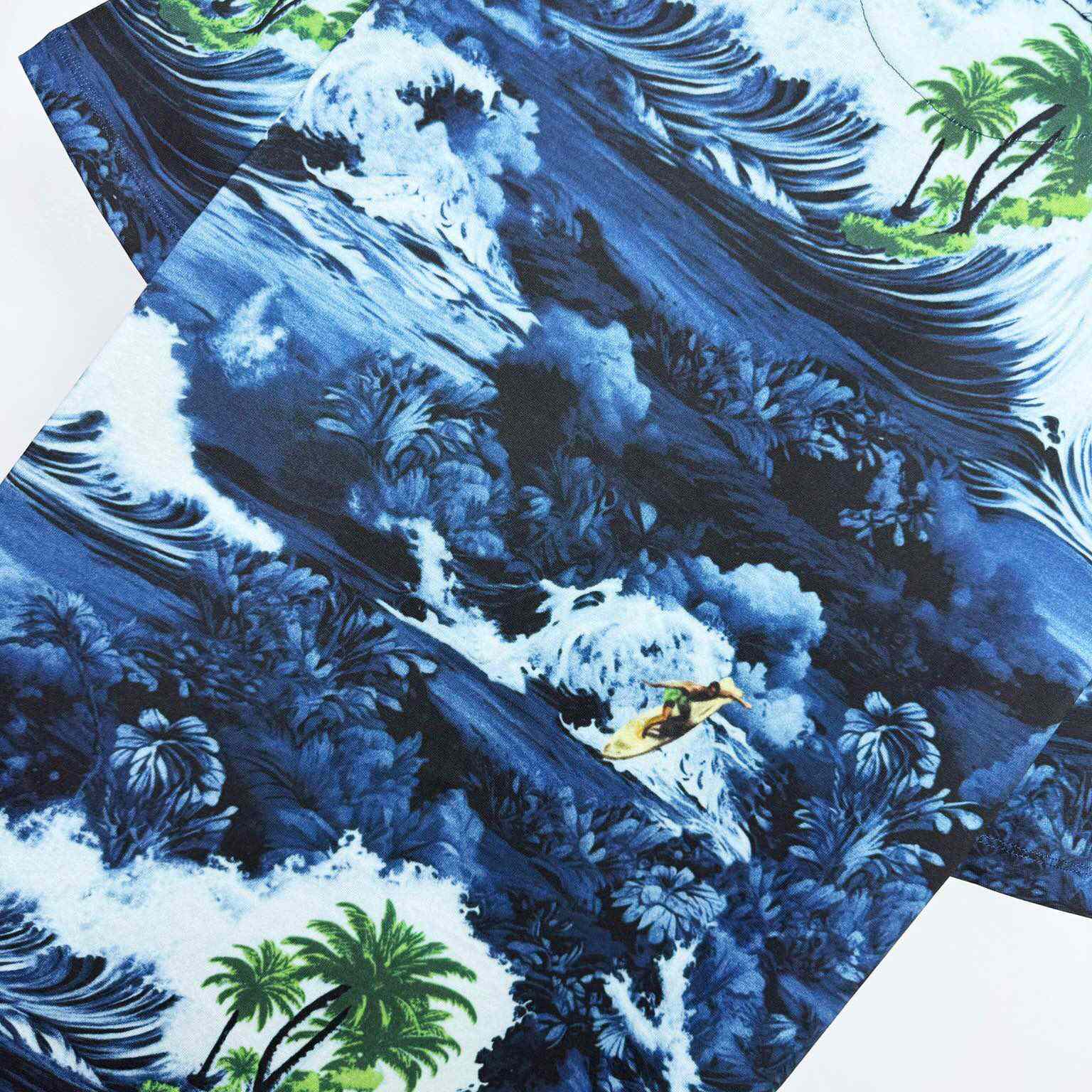 Louis Vuitton Printed Short-Sleeved Cotton T-Shirt   1AFRFH - DesignerGu