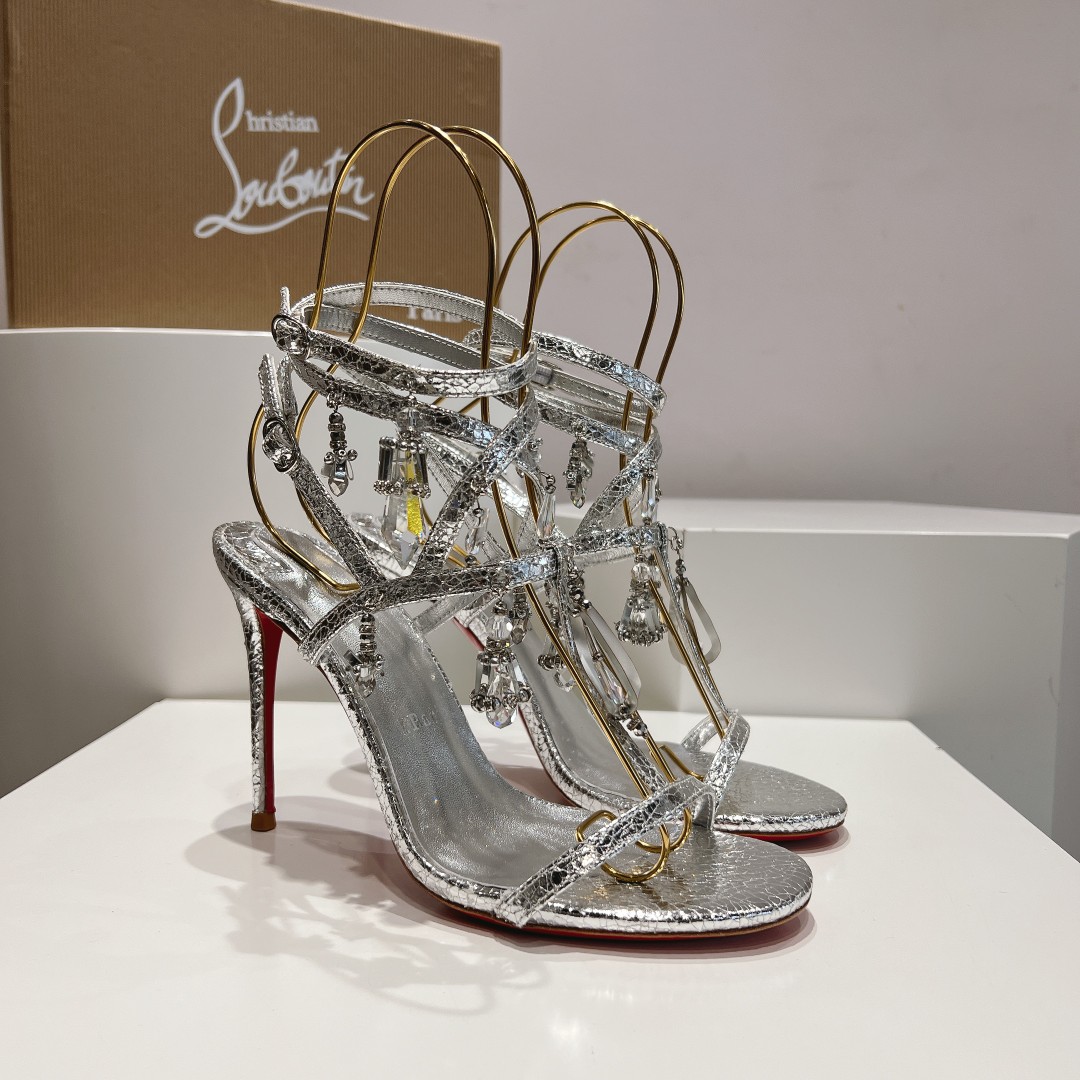 Christian Louboutin 110mm Bombina Pampila sandals - DesignerGu