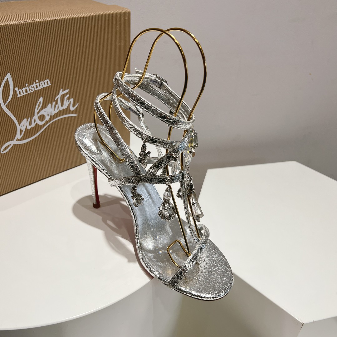Christian Louboutin 110mm Bombina Pampila sandals - DesignerGu