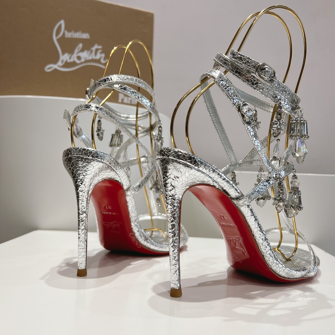 Christian Louboutin 110mm Bombina Pampila sandals - DesignerGu