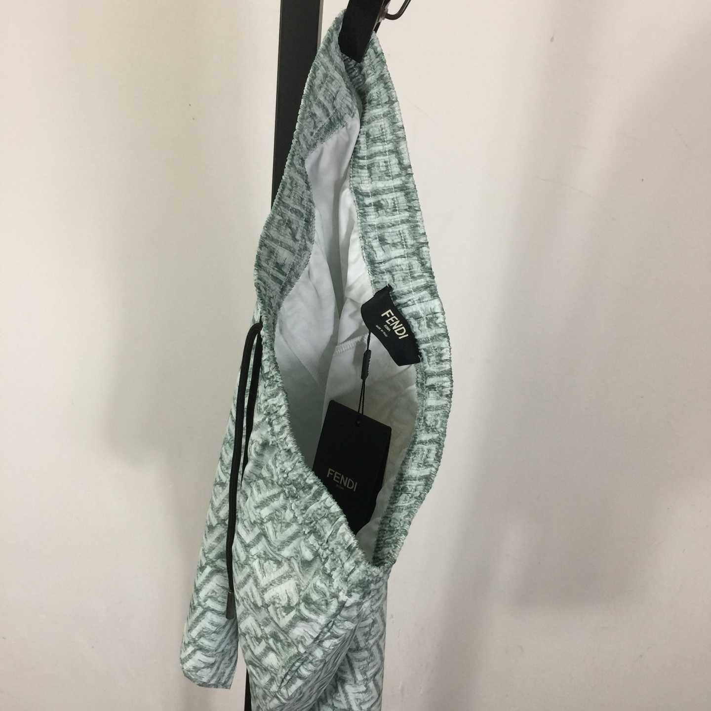 Fendi FF-motif Linen Shorts - DesignerGu