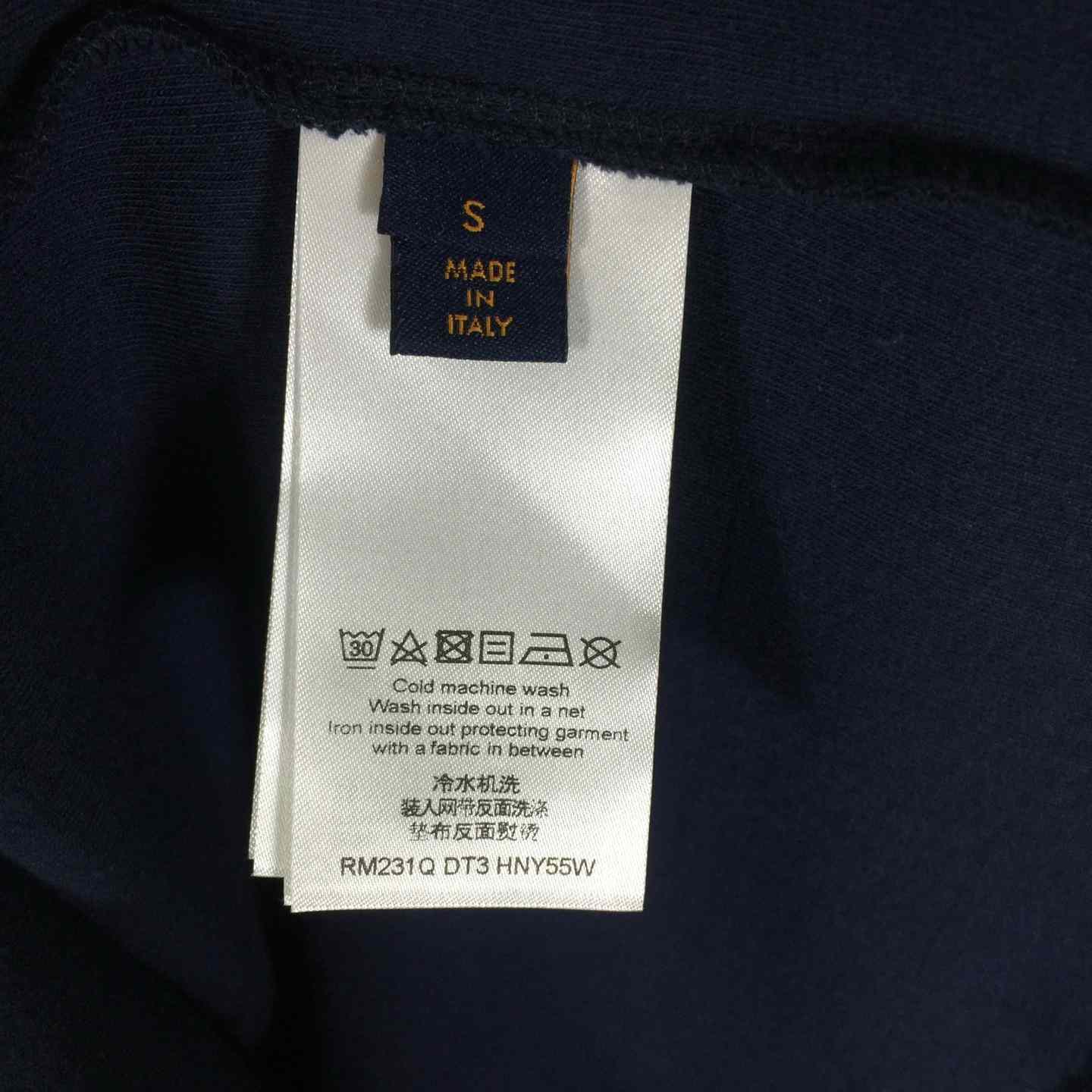 Louis Vuitton Damier French Terry Short-Sleeved Cotton-Blend Shirt   1AGK51 - DesignerGu