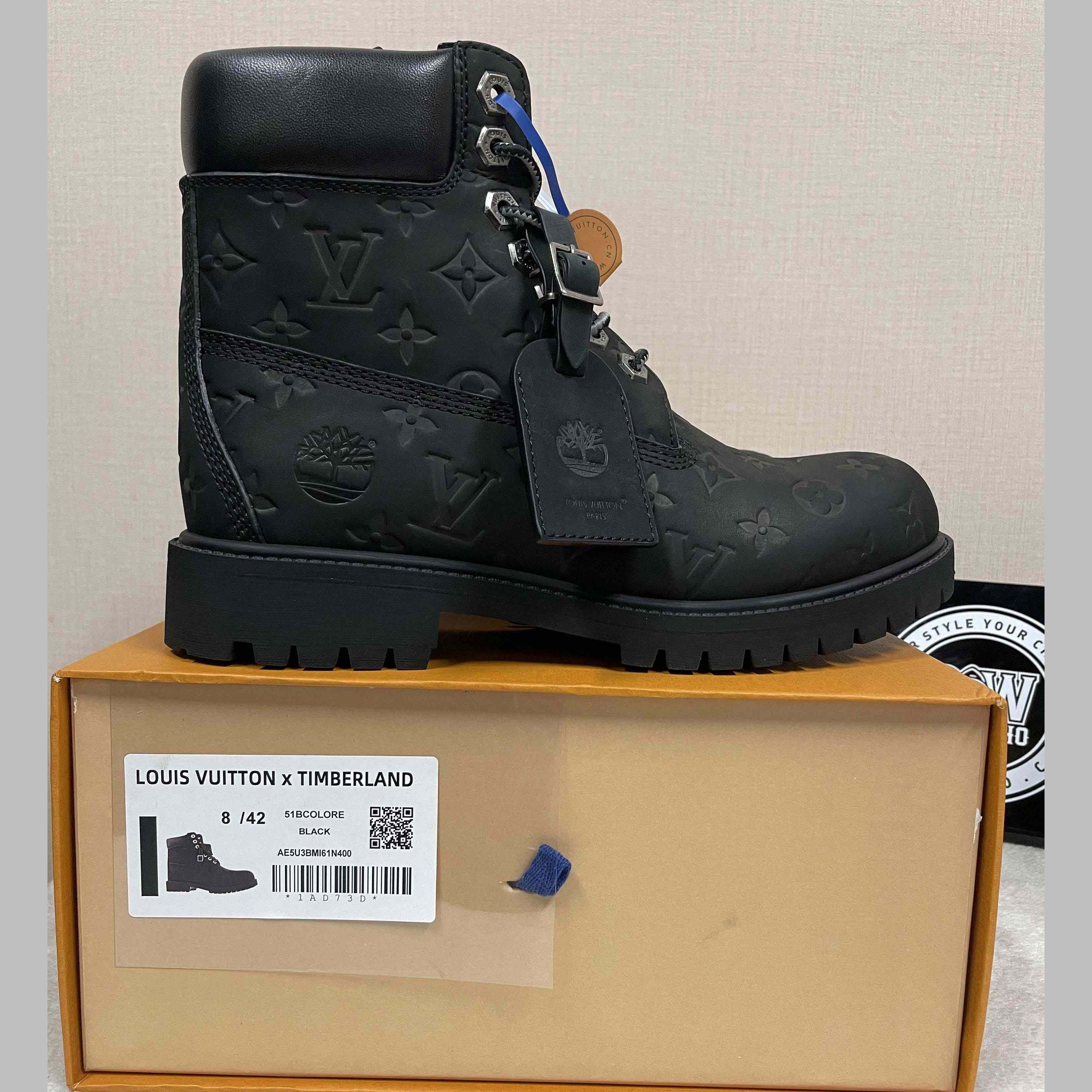 Louis Vuitton x Timberland Ankle Boot - DesignerGu