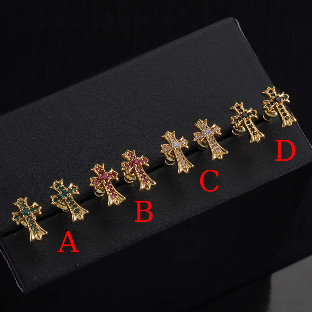 Chrome Heart Earrings - DesignerGu