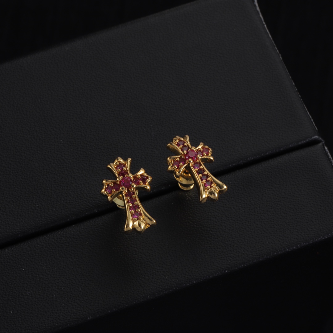 Chrome Heart Earrings - DesignerGu