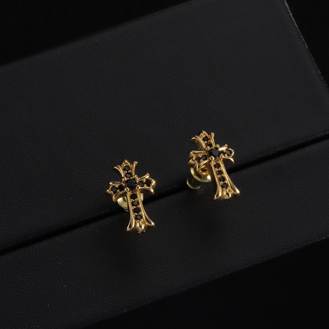 Chrome Heart Earrings - DesignerGu