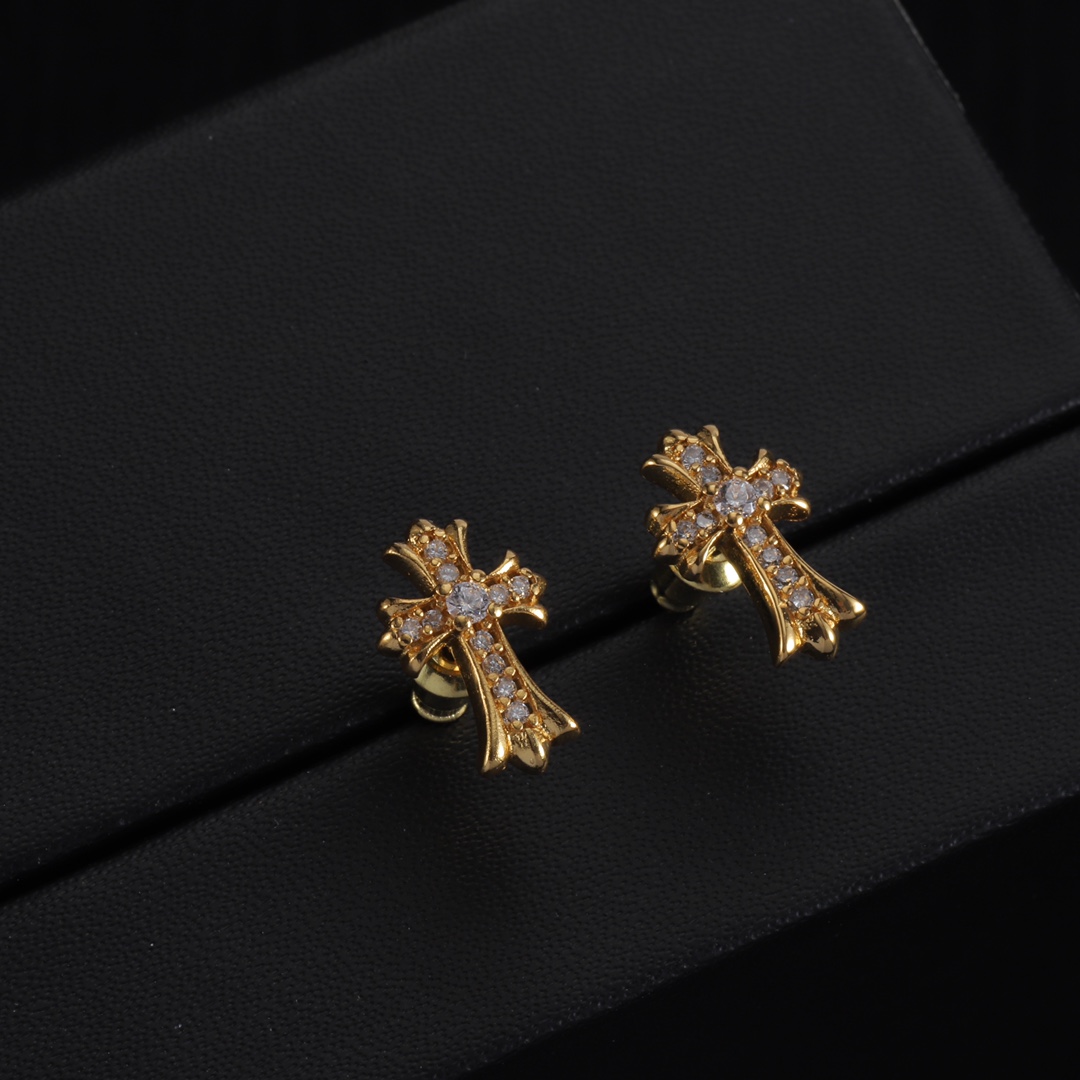 Chrome Heart Earrings - DesignerGu