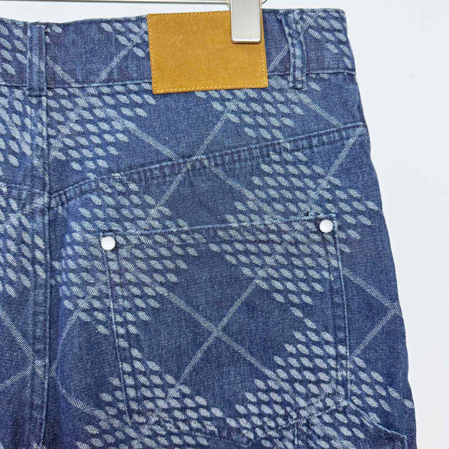 Louis Vuitton Denim Carpenter Shorts    1AGIWB - DesignerGu