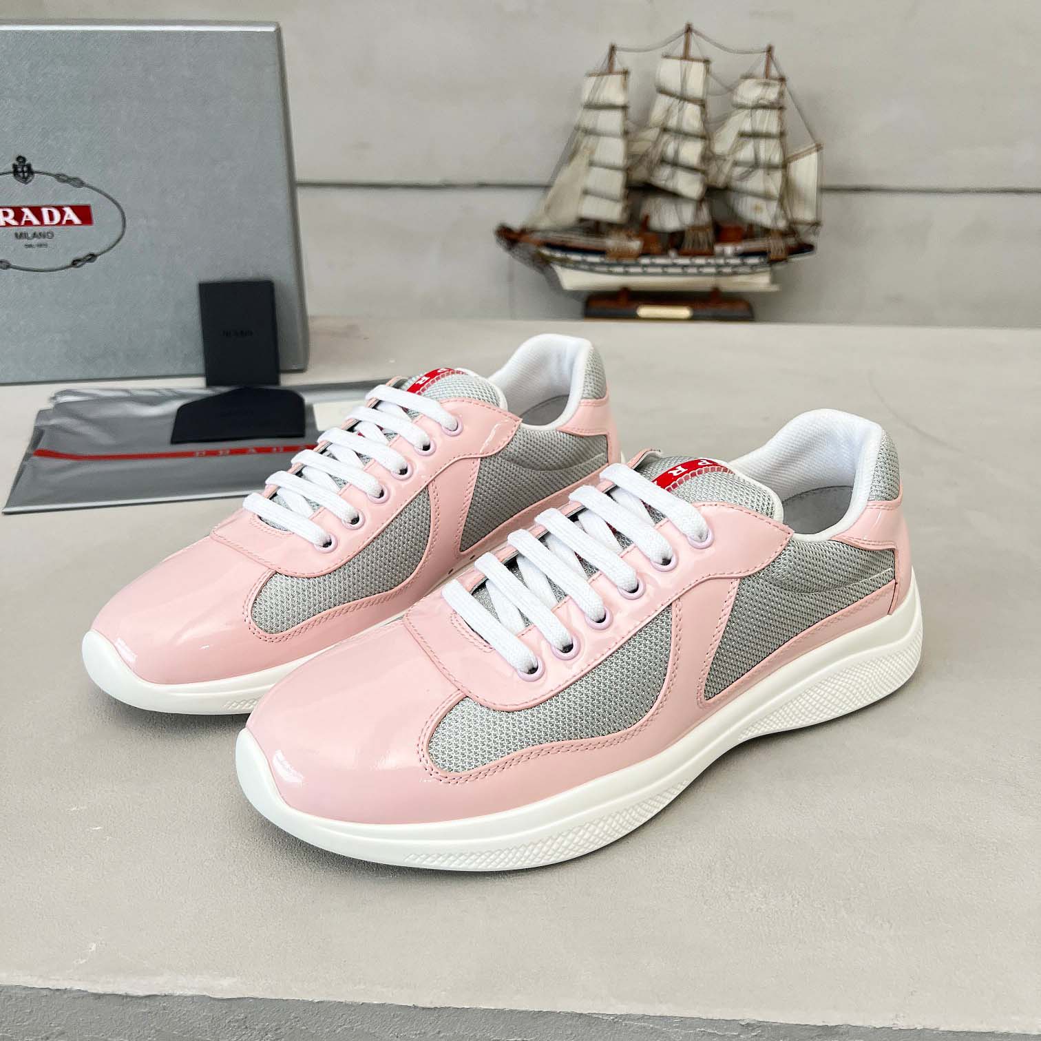 Prada America's Cup Biker Fabric Sneakers - DesignerGu