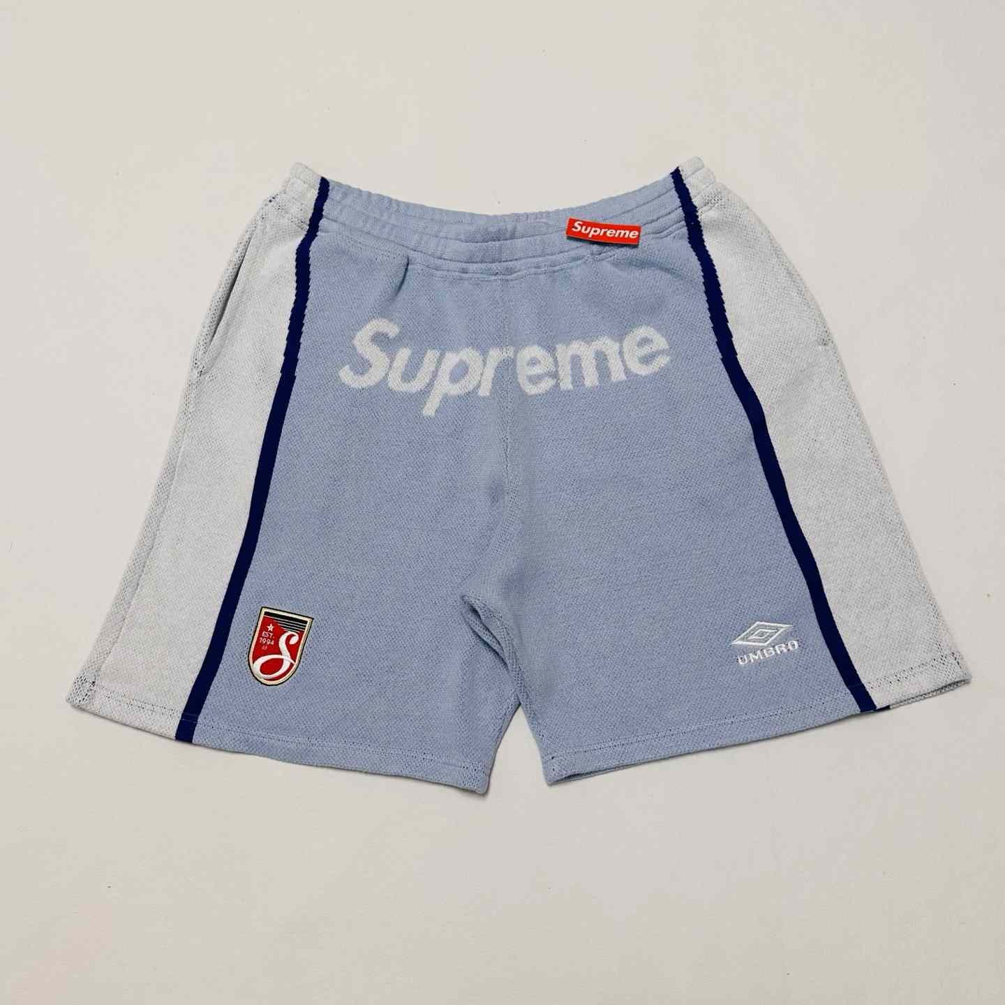 Supreme x Umbro Knit Soccer Short 'Blue'  - DesignerGu