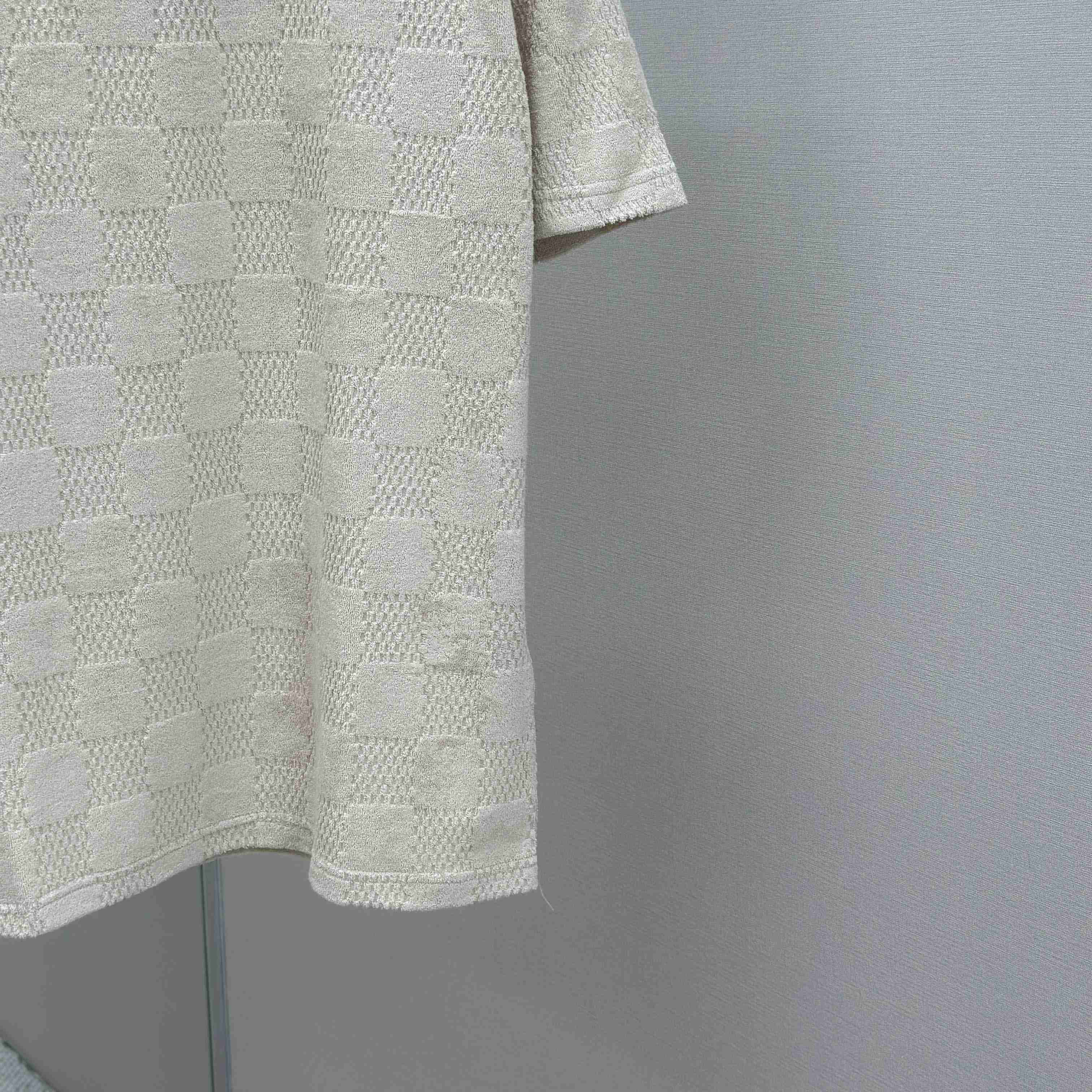 Louis Vuitton Damier French Terry T-Shirt   1AHUVC - DesignerGu